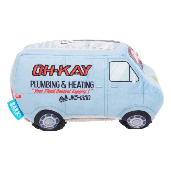 BARK Home Alone Oh-Kay Chrismutts‎ Van Dog Toy Plush Squeaky Play Toss Indoor - Picture 3 of 7